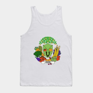 Vegan coat of arms Tank Top